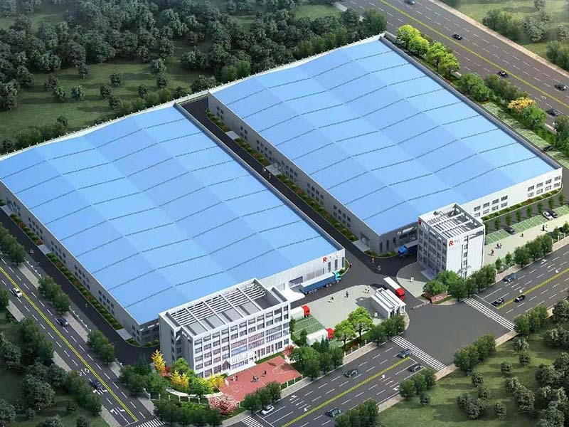 Aerial view of Yunci Technology\'s advanced aluminum die casting and acrylic panel production